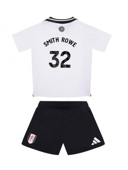 Fulham Emile Smith Rowe #32 Replika Hemmakläder Barn 2024-25 Kortärmad (+ byxor)